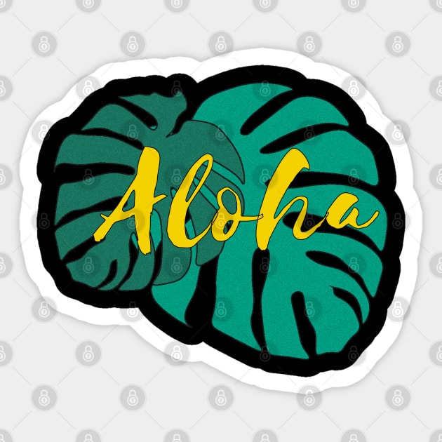 Aloha Sticker by Heartfeltarts